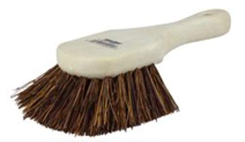 Image of Weiler 79101 8 inch Utility Scrub Brush, Palmyra Fill, Short Handle, Foam, Block, Made in The USA (Pack of 12)