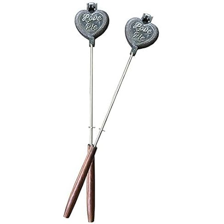 Rome Cast Iron"Love Pie" Pie Irons, Pack of 2