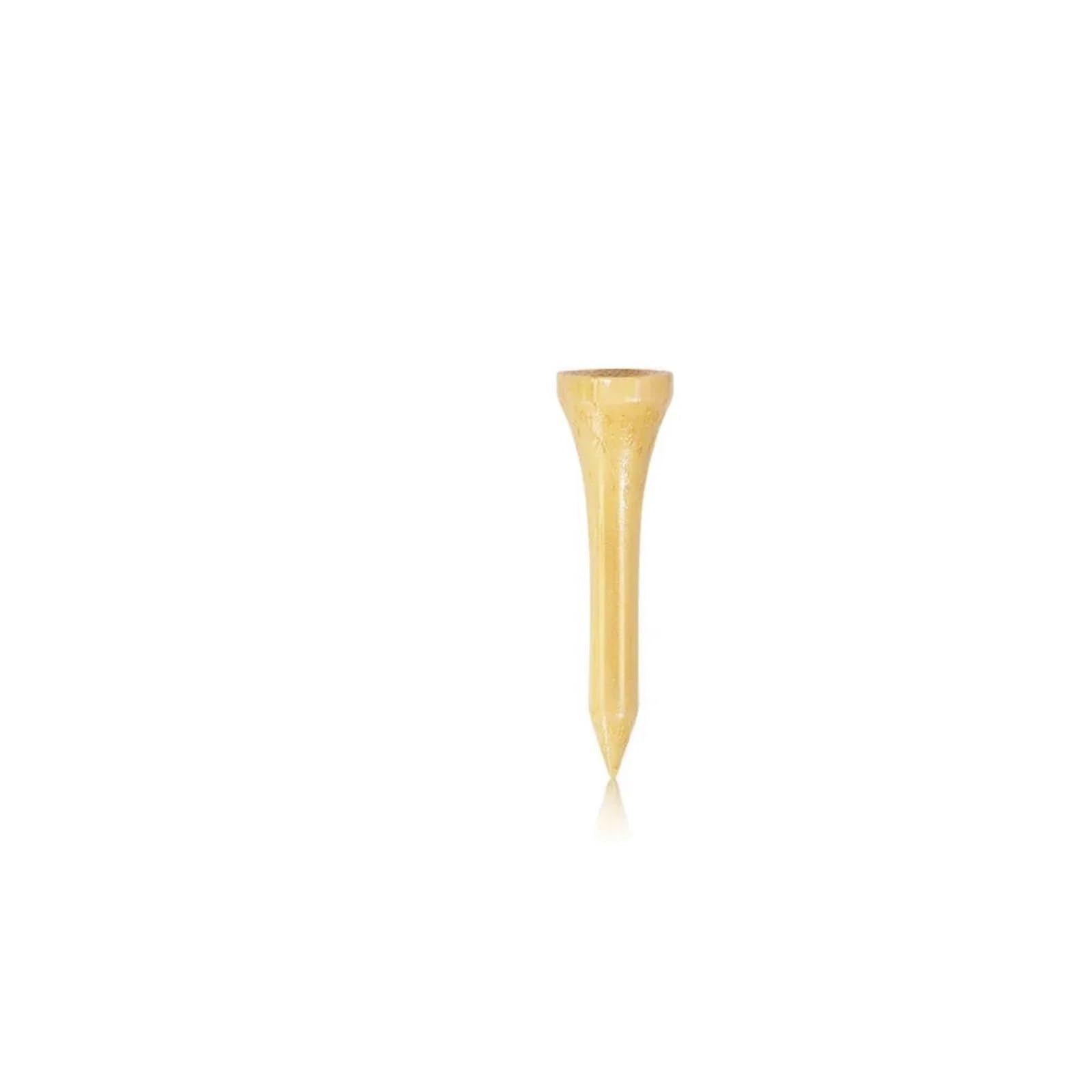 Golf Tee 50 stücke Holz Golf Tees Stabile Golf Nägel for Fahrer Oder Eisen Holz T System FüR Einen Idealen Abschlag