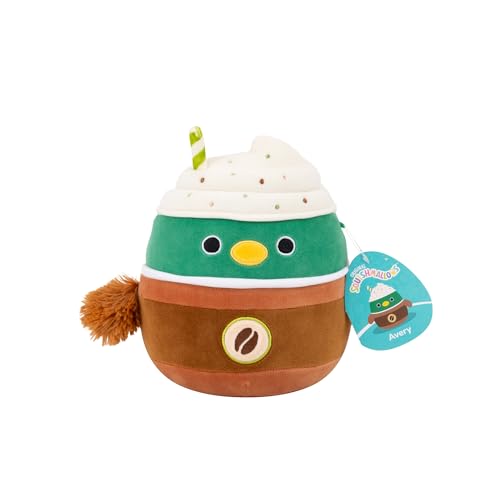 Squishmallows Avery doudou canard colvert 19cm, le cadeau de naissance doux et original