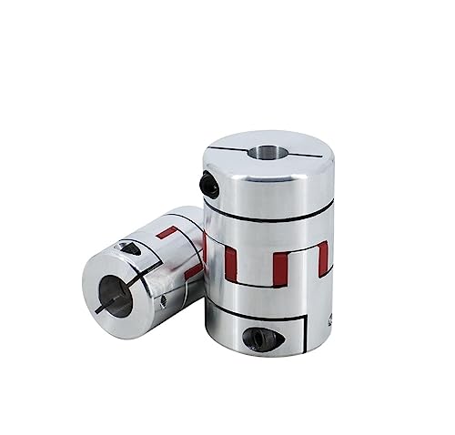 Rigid Coupling,Stainless Steel Rigid Coupling 1PCS D25L30 Couple Flexible Plum Shaft Coupling CNC Stepper Motor Coupler(6X10)