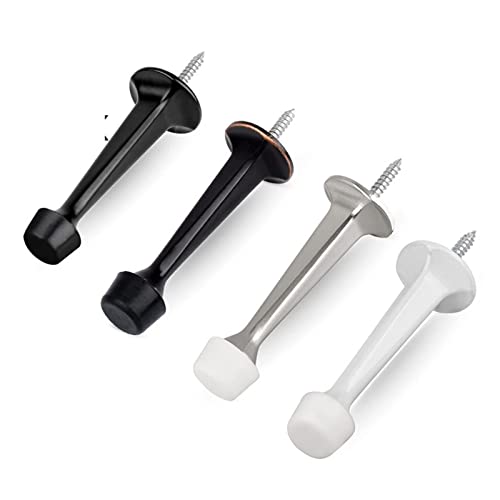Tope de puerta de goma y protector de pared resistente para herrajes del hogar 2