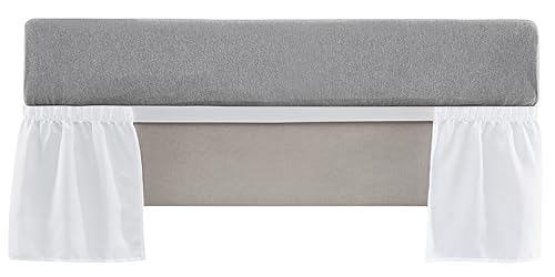 Casual-Living-32671-King-California-King-Wrap-Around-Bed-Skirts-Ruffles-15-inch-Drop-Wrinkle-Resistant-Machine-Washable-Silky-Luxury-Home-and-Hotel-Style-Bedding-Skirt-KingCalifornia-King-White Casual Living 32671 King California King Wrap Around Bed Skirts Ruffles 15 inch Drop Wrinkle Resistant Machine Washable Silky Luxury Home and Hotel Style Bedding Skirt KingCalifornia King White