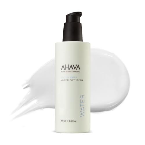 AHAVA Dead Sea Water Mineral Body Lotion - Daily Moisturizing & Hydrating Body Lotion with Osmoter Exclusive blend of Dead Sea Minerals & Nourishing Botanical Extracts Original 8.5 Fl.Oz