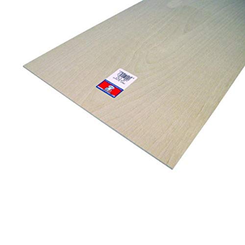 Midwest Products 5306 Craft Plywood, 12 x 24 x 0.125 Inches, Package of 6 Pieces