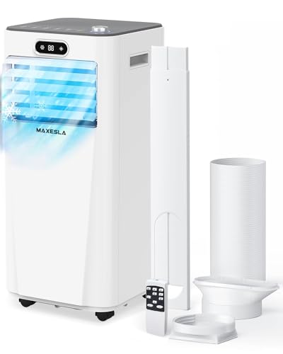 Maxesla Condizionatore Portatile 9000 BTU/H, Aria Condizionata Portatile Controllo Della Manopola...