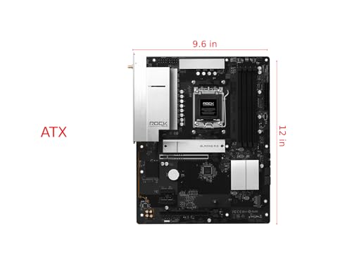 B650 Rock WiFi7 AM5 ATX Mainboard (90-MXBUY0-A0UAYZ) - Scheda madre - Immagine 1