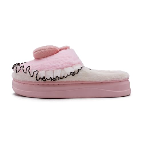 Image of VRITRAZ Women's Comfort Slip On Closed Toe Warm Winter with Cute Design print House Clog Indoor Slipper