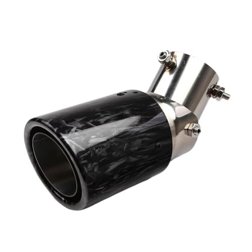 Embout de tuyau arrière voiture 63mm au motif forgé exclusif pour finition esthétique luxe