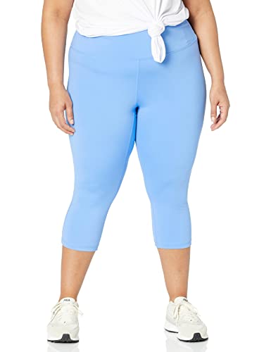 Amazon Essentials Damen Active Sculpt Workout Athleisure Capri-Leggings mit hohem Bund (in Übergröße erhältlich), Französisch Blau, 6XL Große Größen Amazon Essentials Damen Active Sculpt Workout Athleisure Capri-Leggings mit hohem Bund (in Übergröße erhältlich), Französisch Blau, 6XL Große Größen