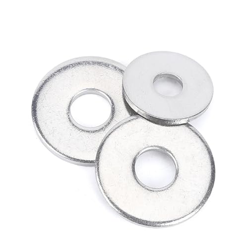 Mdingbao-V[bV[ 6# 8# 10# 12# 1/4 5/16 3/8 7/16 1/2 9/16 5/8 3/4 7/8 304 Stainless Steel Flat Washer Shim Metal Gasket Rings S
