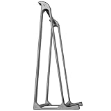 YOSADIER Supporto Laptop in Lega di Alluminio, Supporto per Computer Portatile, Staffa Pieghevole da Tavolo, per Notebook e Tablet, Salvaspazio