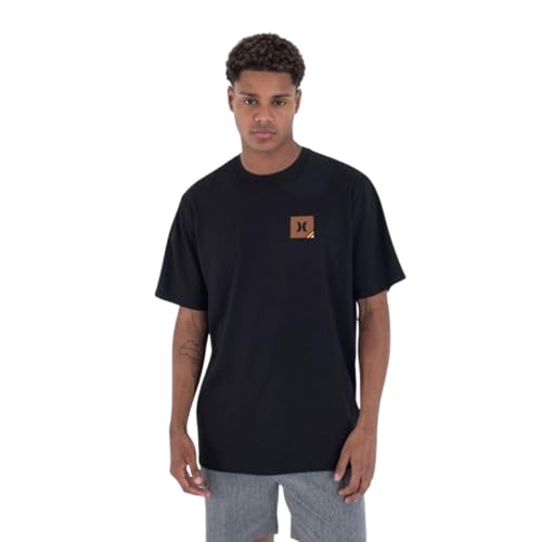 T-shirt Hurley Corner SS haut de gamme en coton doux pour homme