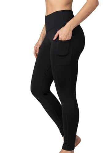 Calça legging poliamida com bolso nas laterais suplex premium zero transparência calça fitness (Verde Militar, GG (42/44))