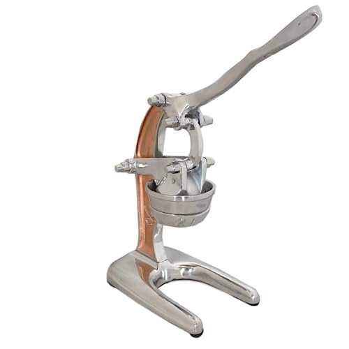 Verve Culture - Large Countertop Juicer Press - Artisan Crafted Manual Juicer - Make Fresh Orange, Grapefruit, pommegranate, Citrus Juice at Home – Handmade - Rose Gold