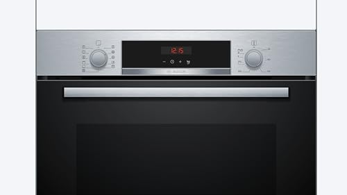 Miniatura 3 de Bosch - Horno Multifunción, Serie 4, 60 Cm. De Ancho, Asistente De Limpieza Con Agua, 3d Hotair, Acero, Hba514es3