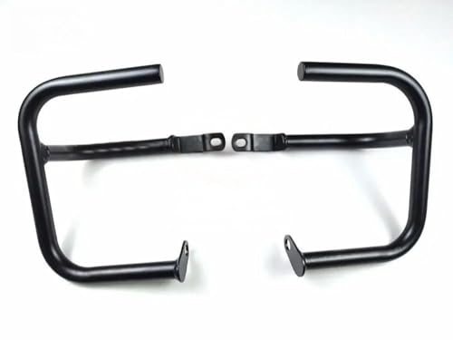 Pare-choc de protection moteur noir pour moto contre les rayures de cadre