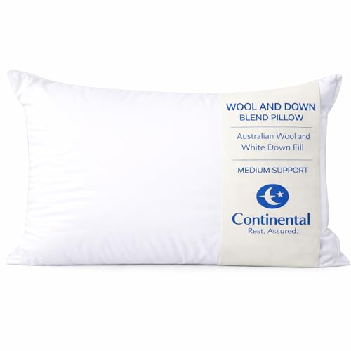 Continental Wool and Down Blend Pillow