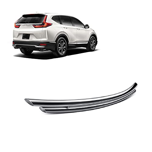 Black Horse Rear Bumper Guard Double Layer Stainless Steel Compatible with 2017-2022 Honda CR-V-CRDL-HOH602S