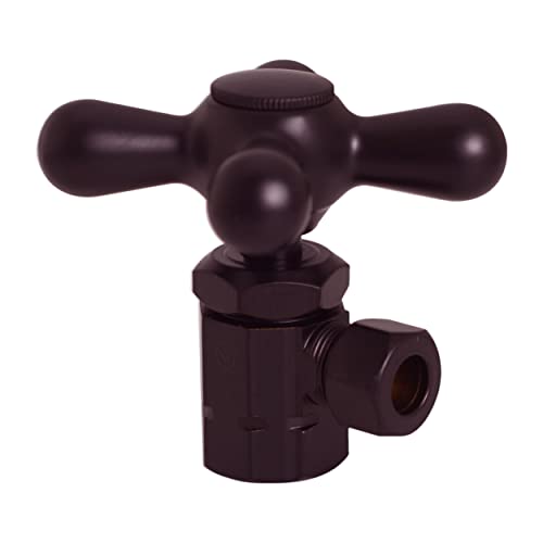 Kit WC Westbrass anti fuite avec vanne arrêt bronze huilé