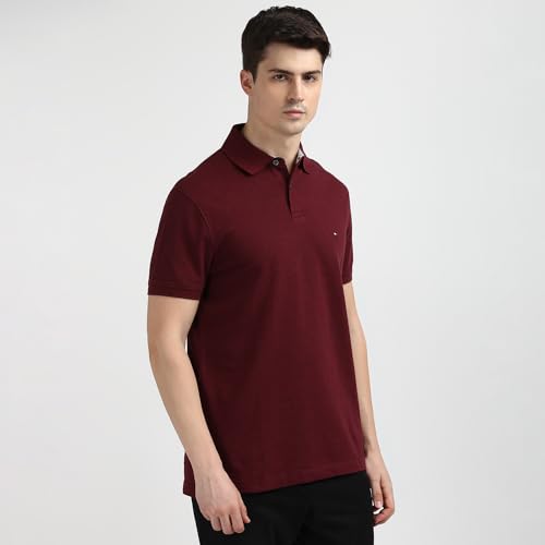 Image of Tommy Hilfiger Men's Cotton Regular Fit Polo T-Shirt