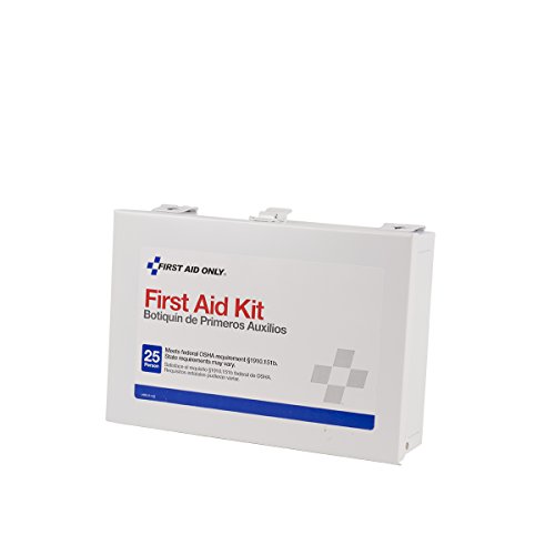 First Aid Only 6100, 144 Piece Ansi Plus, 25 Person First Aid Kit With Steel Case #TOP2