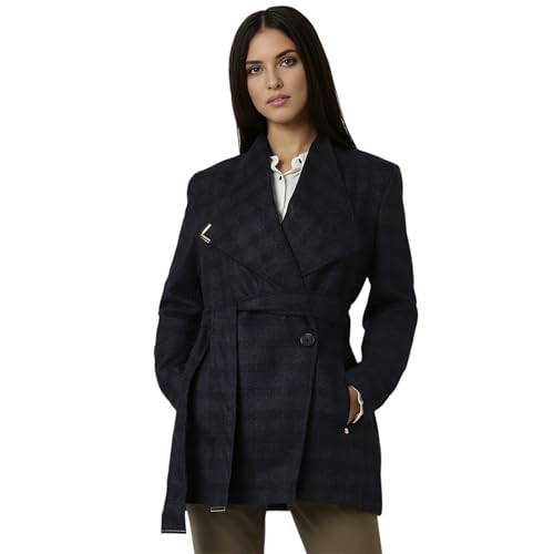 Image of Van Heusen Women's Regular Fit Casual A-line Coat, polyester blend