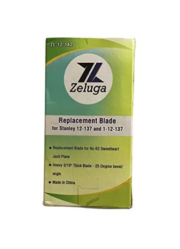 Zeluga Zl-12-142 Replacement Blade For Stanley Jack Plane Model No 12-137 And 1-12-137 #TOP2
