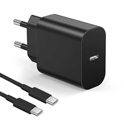 f&uuml;r Samsung Schnellladeger&auml;t, Bouge 25W PD USB C Ladeger&auml;t, Type C Ladestecker Power Adapter Netzteil kompatibel Galaxy S22/S22+/S22 Utra/S21/S20/Z Flip 4/Z Fold 4, Galaxy Watch/Buds（Schwarz）