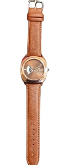 AK Mens Forest Genuine Leather Strap and Stainless Steel Body Analog Watch (Teal) (B0CV9LSW1N) Amazon Price History, Amazon Price Tracker
