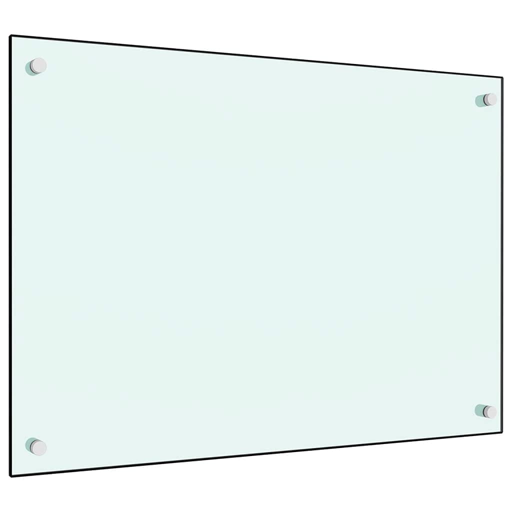 Dosseret de cuisine en verre trempé Tomostar 70x50 cm, idéal pour cuisiner sereinement chaque jour.