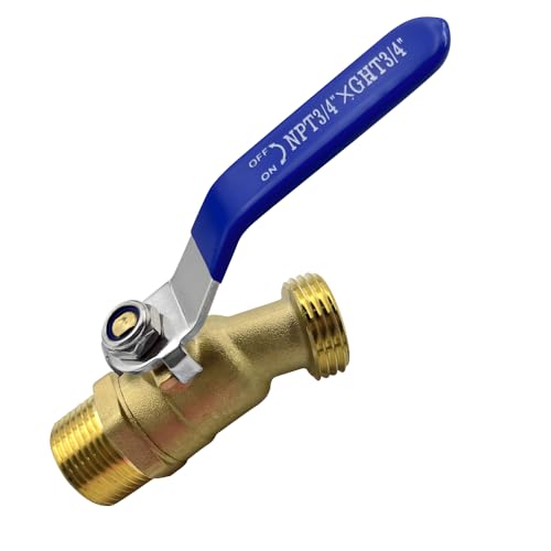 Image of 3 /4 Inch MIP Connection, 3 /4 Inch MHT Connection, Brass Plumbing Fitting
