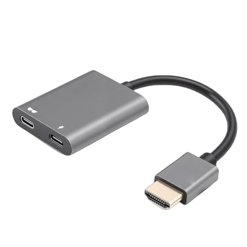 Denash 4K 60Hz PD 100W AR ���K�l�A�_�v�^�[ ���b�v�g�b�v�d�b�p �v���O�A���h�v���C�AHD �}���`���f�B�A�C���^�[�t�F�C�X - USB C �A�_�v Nreal�ARokidair/max�ARayNeo XR�AViture One�A A