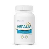 NutriSolution Hépaliv Complément Soutien Hépatique - Formule Détox Avancée avec Chardon-Marie, Desmodium & Thé Vert pour la Santé du Foie, Gestion du Poids & Brûle-Graisses - 60 Gélules (1)