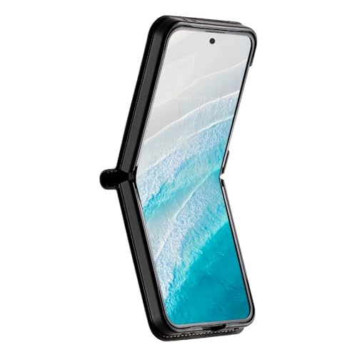 Protection Galaxy Z Flip 7 violet étui portefeuille aimanté - 2