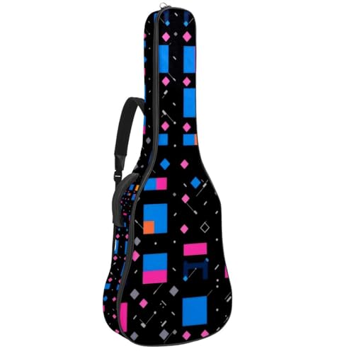 Housse guitare acoustique multicolore pour vos déplacements urbains