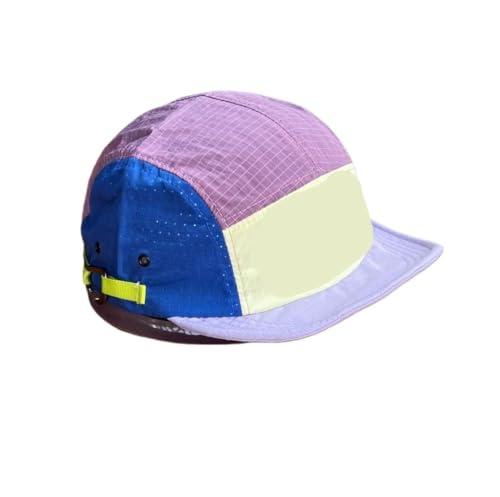 Gorra de béisbol de nailon morada ligera para protegerse del sol en paseos urbanos