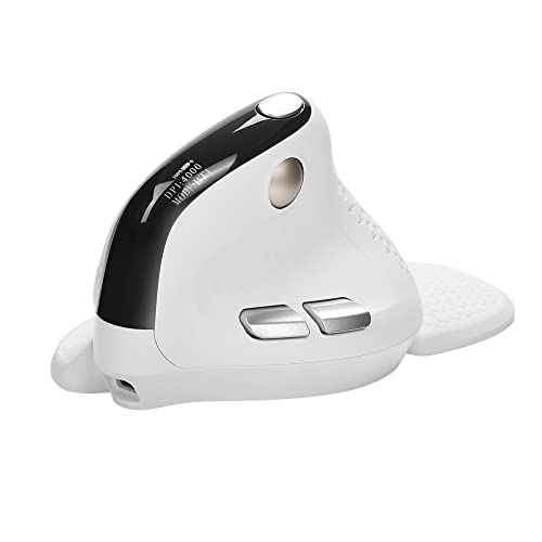 Image of DELUX Seeker Ergonomic Vertical Wireless Mouse with OLED Screen (M618XSD)