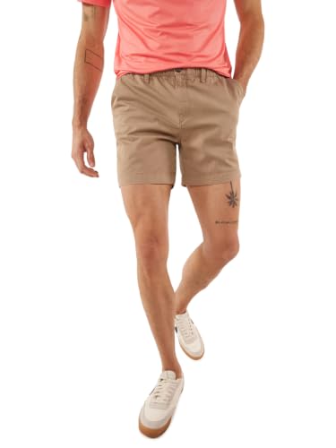 Image of Chubbies Chino Shorts Men 5.5 Inch - Mens Shorts Casual with Elastic Waistband, Side and Back Pockets, Stretch Cotton Blend