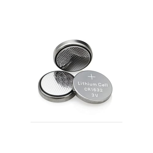 CR2016 3V Lithium Button Cell Batteries, Pack of 5 Units High Durability, Without Mercury 21 x 1.6 mm