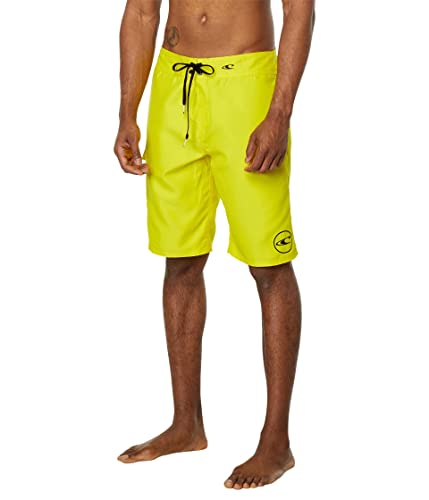 Short de bain O'Neill Santa Cruz Solid 2.0 jaune fluo taille 29