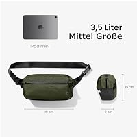 tomtoc X-Pac 3,5L Leichte Sling Bag Mit RFID-Schutz Für Herren Damen – Ansicht 9