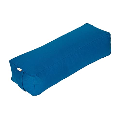 Yogabox Yoga Rechteckbolster Basic, Waschbarer Bezug aus 100{ef9ca890bda145c9dc3fab4a842885b974f7b4561e081b9752c904ed85080853} Baumwolle, Yogarolle eckig mit Buchweizenschalen befüllt, Yogakissen groß für Restoratives Yoga, Maße: ca. 60 x 20 x 14 cm, Petrol Yogabox Yoga Rechteckbolster Basic, Waschbarer Bezug aus 100{ef9ca890bda145c9dc3fab4a842885b974f7b4561e081b9752c904ed85080853} Baumwolle, Yogarolle eckig mit Buchweizenschalen befüllt, Yogakissen groß für Restoratives Yoga, Maße: ca. 60 x 20 x 14 cm, Petrol
