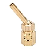 Fabriqué en laiton, il présente une forte résistance à l'usure, une haute résistance, une dureté et une résistance élevées.