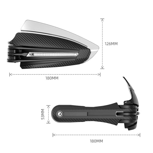Protège-mains moto coupe-vent : bouclier protection des mains et pièces guidon