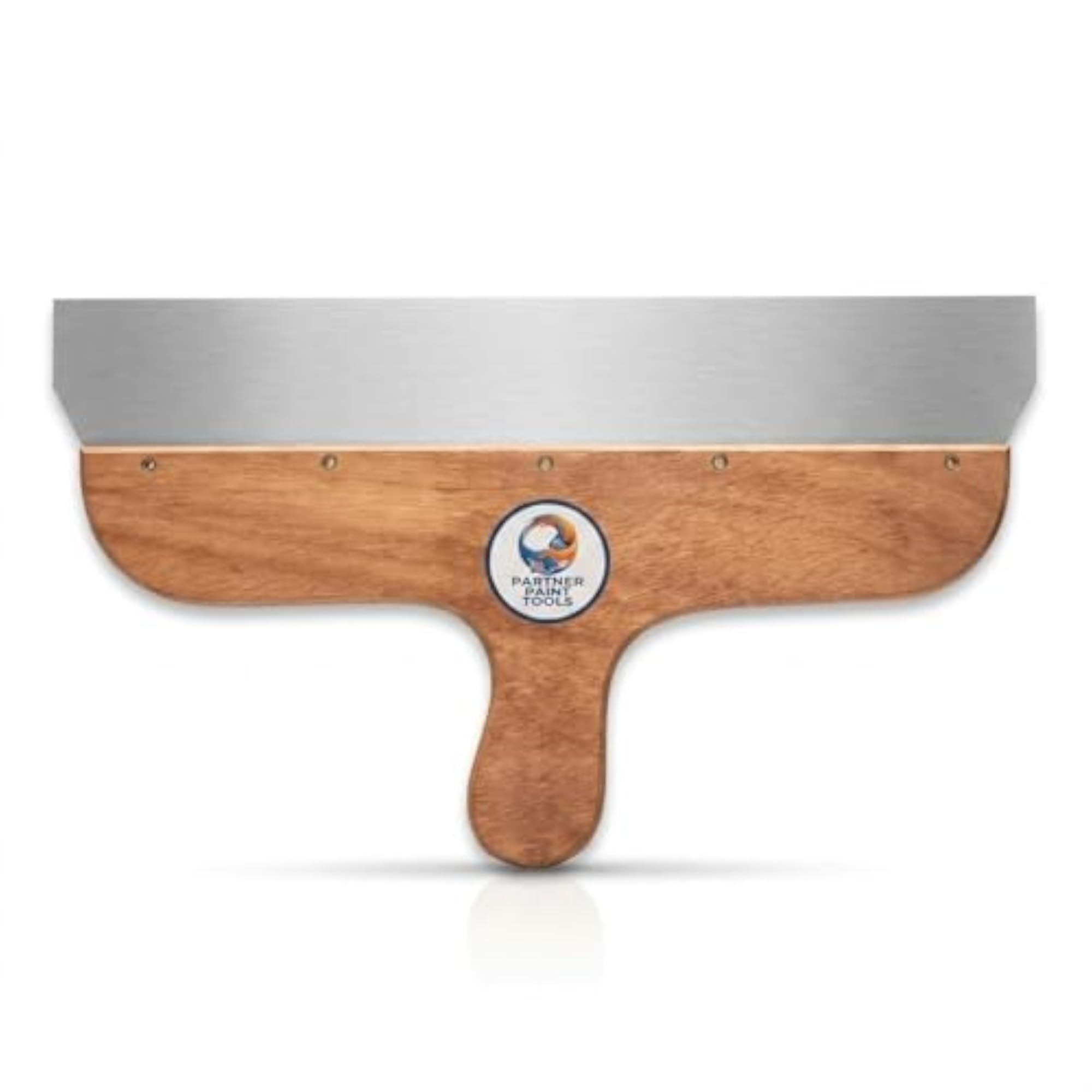 Tools Wall Putty Blade Set, Stainless Steel with Wooden Handle