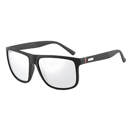 Lunettes de soleil de luxe men polarisse fashion design square plastic sunglasses