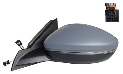 Rétroviseur droit électrique pour Peugeot 208 avec miroir chauffant vernis et clignotant LED intégré