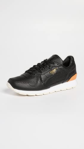 PUMA Mens Rx 737 Premium Lace Up Sneakers Shoes Casual - Black2