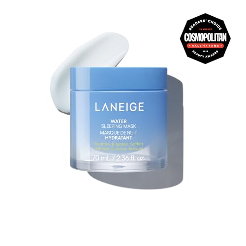 Image of Laneige Water Sleeping Mask for Face | Hydrating Overnight Face Mask for Refreshed and Glowing Skin | Lightweight Gel Texture with Moisture Wrap | Smooth Skin Night Cream